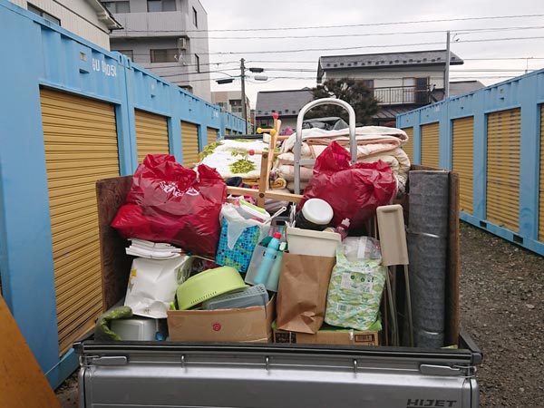 仙台市太白区のお客様宅で大型冷蔵庫の引っ越し作業紹介写真
