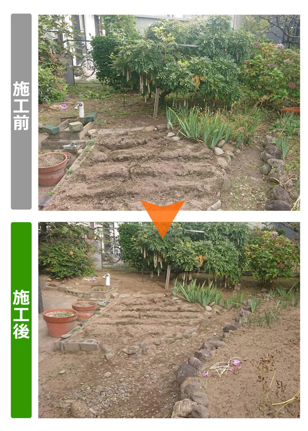 便利屋サンキュー仙台本店の業務報告（2020年10月22日）仙台市泉区でお庭の草刈り作業してきました。