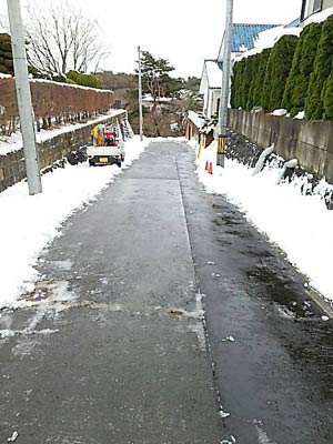 宮城県仙台市青葉区個人様宅の雪かき代行の施工後写真