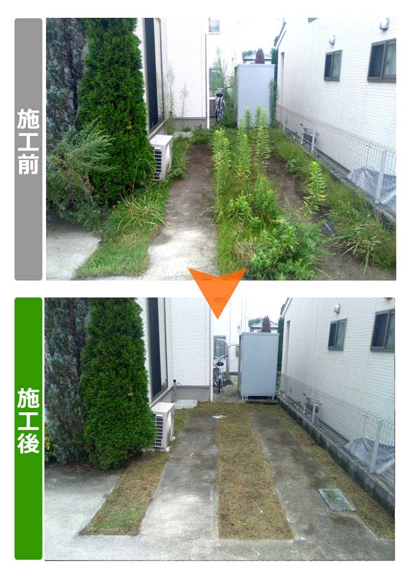 便利屋サンキュー仙台本店の業務報告（2018年9月3日）宮城県仙台市太白区でお客様宅の草刈り作業を行いました。