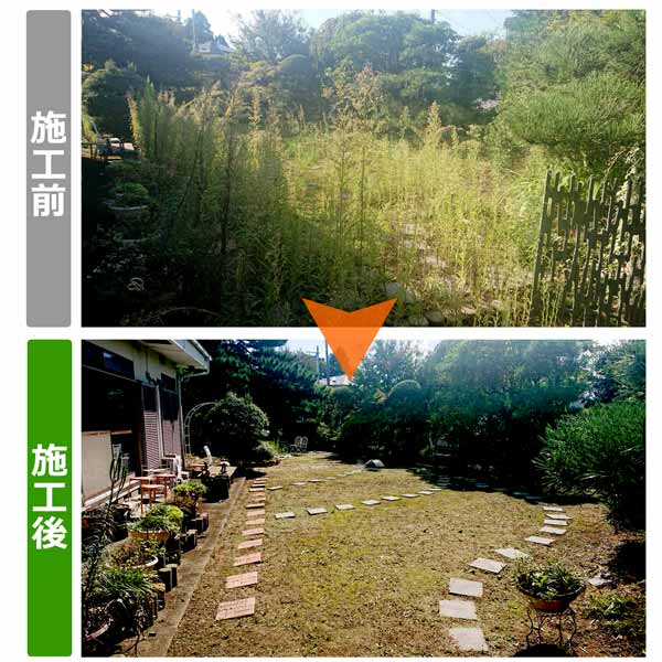 便利屋サンキュー仙台本店の業務報告（2018年9月28日）宮城県仙台市青葉区のお客様宅で草刈り作業を行いました。