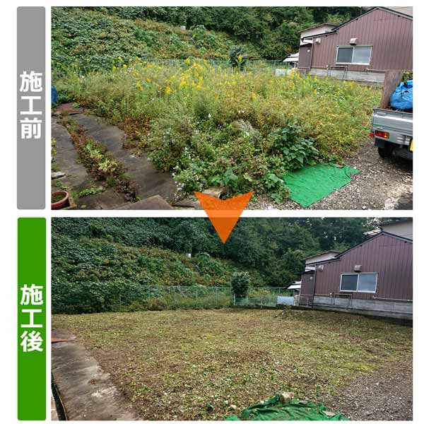 便利屋サンキュー仙台本店の業務報告（2018年10月12日）宮城県仙台市太白区で空き地の草刈り作業を行いました
